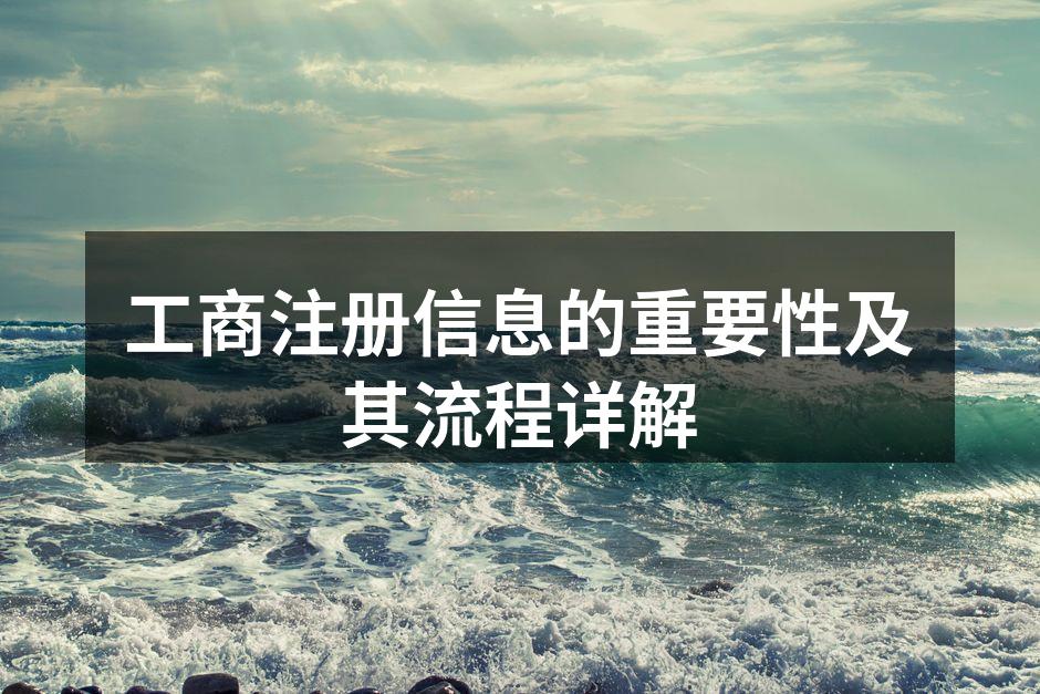工商注册流程图示