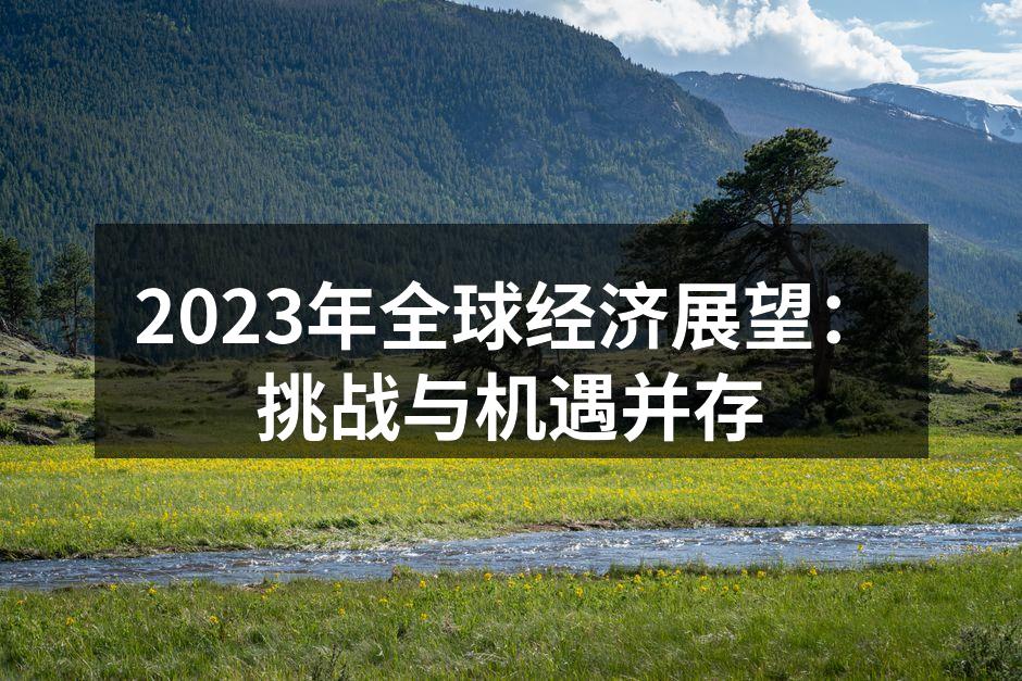 全球经济展望分析图